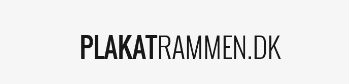 Plakatrammer, billedrammer samt de pæneste rammer i farver hos Plakatrammen.dk